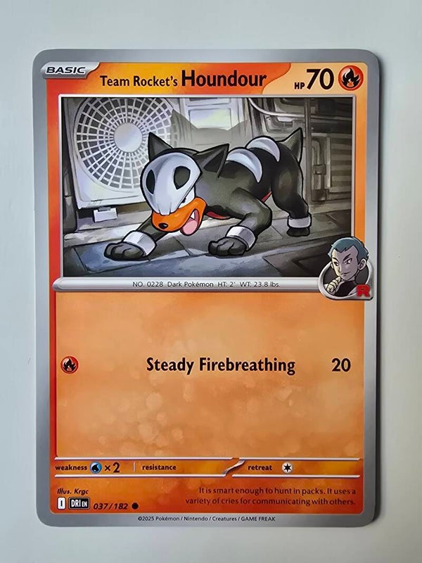 TEAM ROCKET'S HOUNDOUR (DESTINED RIVALS 037/182) (TRADING CARD)