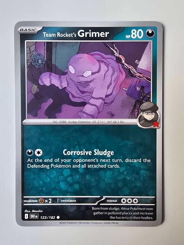 TEAM ROCKET'S GRIMER (DESTINED RIVALS 123/182) (TRADING CARD)