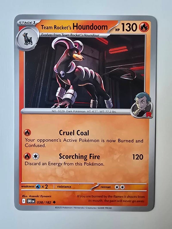 TEAM ROCKET'S HOUNDOOM (DESTINED RIVALS 038/182) (TRADING CARD)