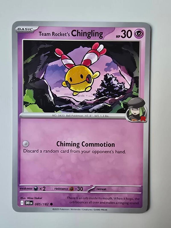 TEAM ROCKET'S CHINGLING (DESTINED RIVALS 085/182) (TRADING CARD)