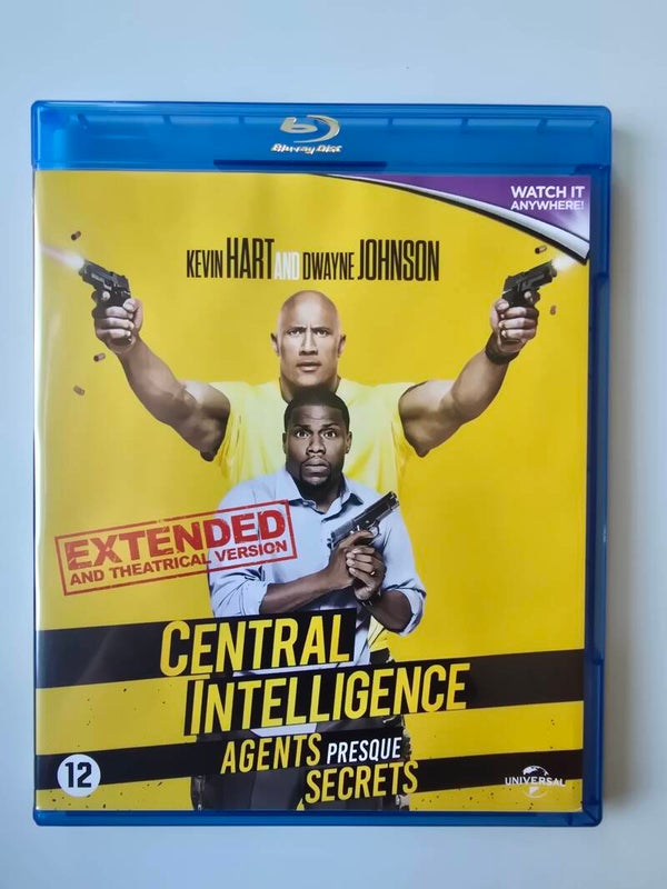 CENTRAL INTELLIGENCE (BLURAY)