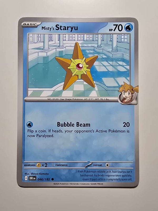 MISTY'S STARYU (DESTINED RIVALS 046/182) (TRADING CARD)