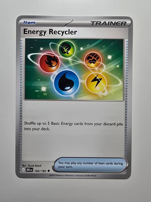 ENERGY RECYCLER (DESTINED RIVALS 164/182) (TRADING CARD)