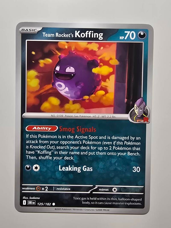 TEAM ROCKET'S KOFFING (DESTINED RIVALS 125/182) (TRADING CARD)