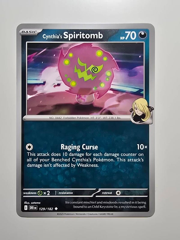 CYNTHIA'S SPIRITOMB (DESTINED RIVALS 129/182) (TRADING CARD)