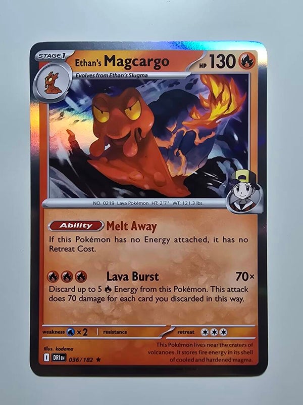 ETHAN'S MAGCARGO (DESTINED RIVALS 036/182) (HOLO) (TRADING CARD)