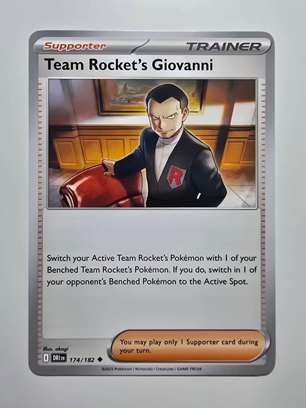 TEAM ROCKET'S GIOVANNI (DESTINED RIVALS 174/182) (TRADING CARD)
