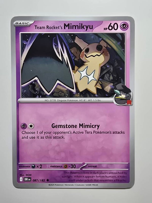 TEAM ROCKET'S MIMIKYU (DESTINED RIVALS 087/182) (TRADING CARD)