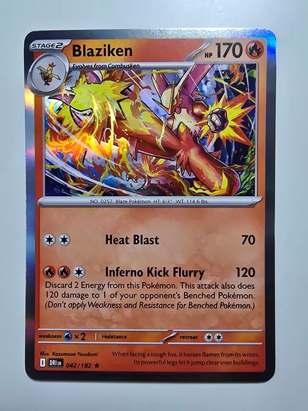 BLAZIKEN (DESTINED RIVALS 042/182) (HOLO) (TRADING CARD)
