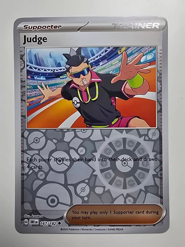 JUDGE (DESTINED RIVALS 167/182) (REVERSE HOLO) (TRADING CARD)