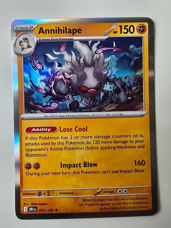 ANNIHILAPE (DESTINED RIVALS 092/182) (HOLO) (TRADING CARD)