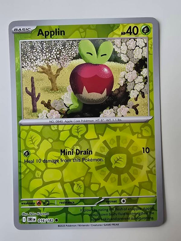 APPLIN (DESTINED RIVALS 016/182) (REVERSE HOLO) (TRADING CARD)
