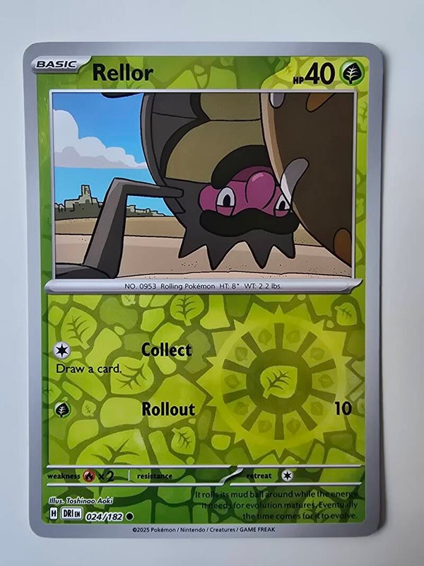 RELLOR (DESTINED RIVALS 024/182) (REVERSE HOLO) (TRADING CARD)