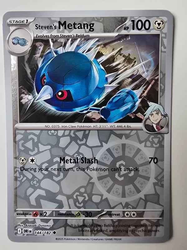 STEVEN'S METANG (DESTINED RIVALS 144/182) (REVERSE HOLO) (TRADING CARD)