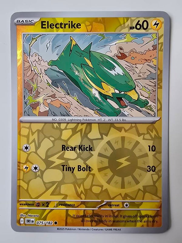 ELECTRIKE (DESTINED RIVALS 075/182) (REVERSE HOLO) (TRADING CARD)