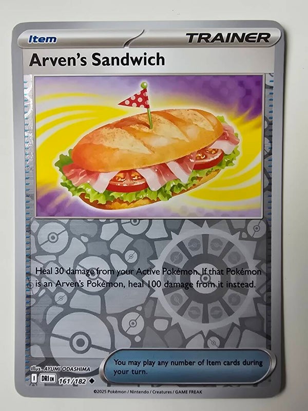 ARVEN'S SANDWICH (DESTINED RIVALS 161/182) (REVERSE HOLO) (TRADING CARD)