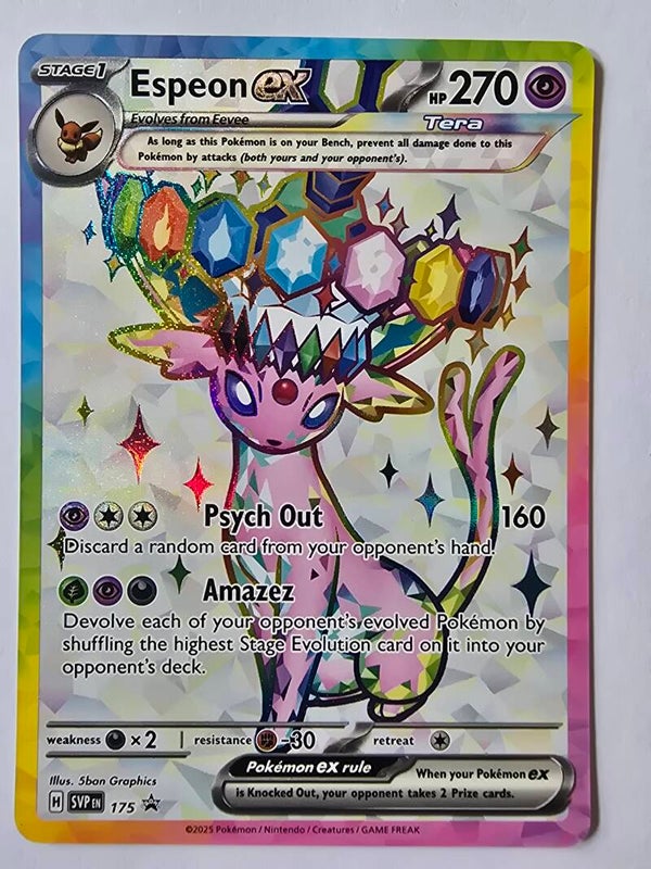 ESPEON EX (SCARLET & VIOLET PROMOS 175) (POKÉMON) (TRADING CARD)