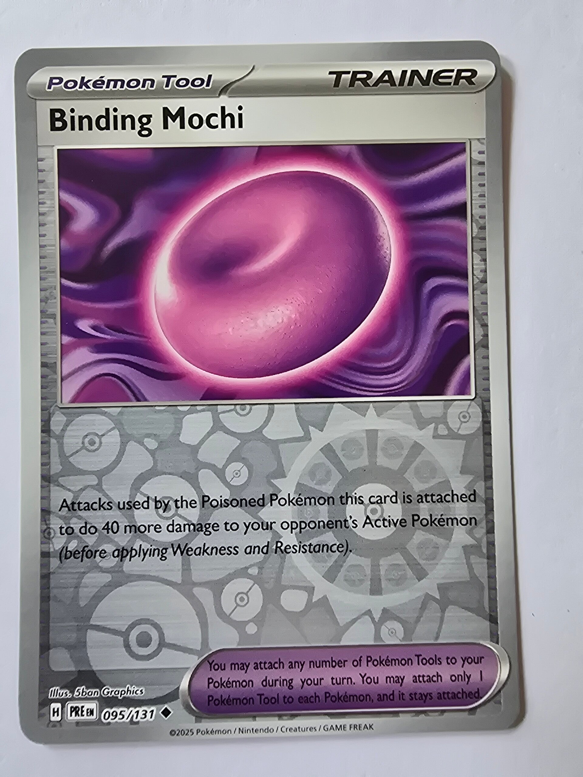 BINDING MOCHI (PRISMATIC EVOLUTIONS 095/131) (REVERSE HOLO) (TRADING CARD)