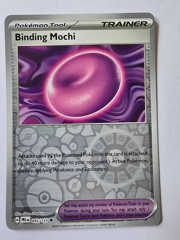 BINDING MOCHI (PRISMATIC EVOLUTIONS 095/131) (REVERSE HOLO) (TRADING CARD)