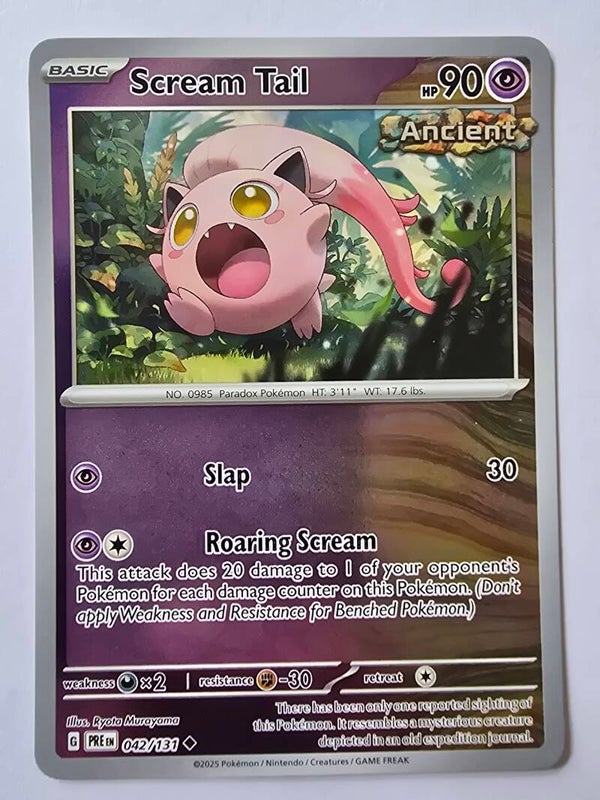 SCREAM TAIL (PARADOX RIFT 042/131) (REVERSE HOLO) (TRADING CARD)
