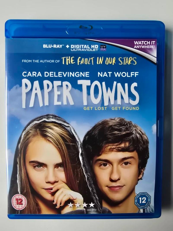 PAPER TOWNS (IMPORT WITHOUT DUTCH SUBS) (BLURAY)