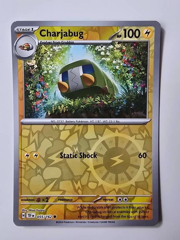 CHARJABUG (TEMPORAL FORCES 055/162) (REVERSE HOLO) (TRADING CARD)