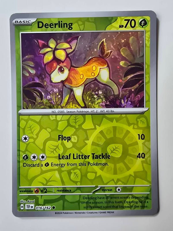 DEERLING (TEMPORAL FORCES 016/162) (REVERSE HOLO) (TRADING CARD)