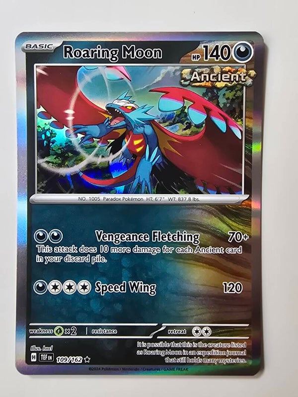 ROARING MOON (TEMPORAL FORCES 109/162) (HOLO) (TRADING CARD)