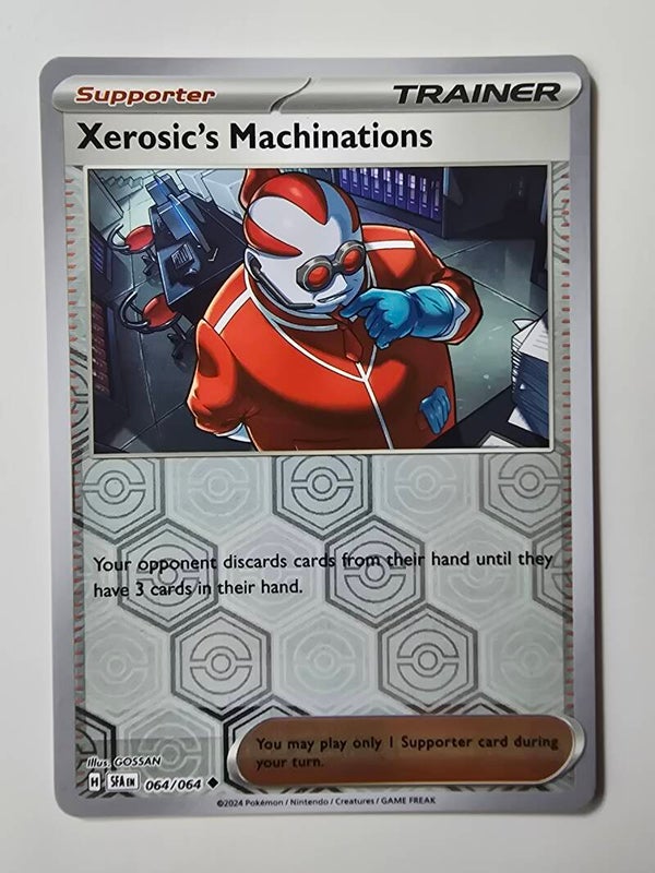XEROSIC'S MACHINATIONS (SHROUDED FABLE 064/064) (REVERSE HOLO) (TRADING CARD)