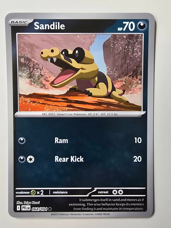 SANDILE (PHANTASMAL FLAMES 064/094) (REVERSE HOLO) (TRADING CARD)