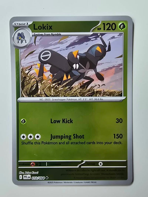 LOKIX (PHANTASMAL FLAMES 010/094) (REVERSE HOLO) (TRADING CARD)