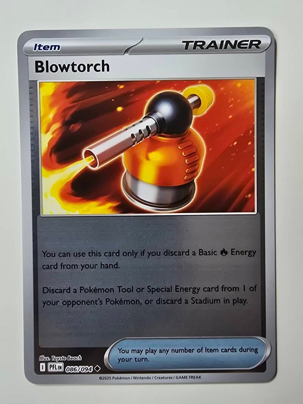 BLOWTORCH (PHANTASMAL FLAMES 086/094) (REVERSE HOLO) (TRADING CARD)