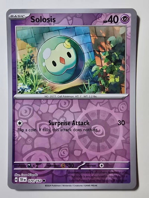 SOLOSIS (TEMPORAL FORCES 070/162) (REVERSE HOLO) (TRADING CARD)