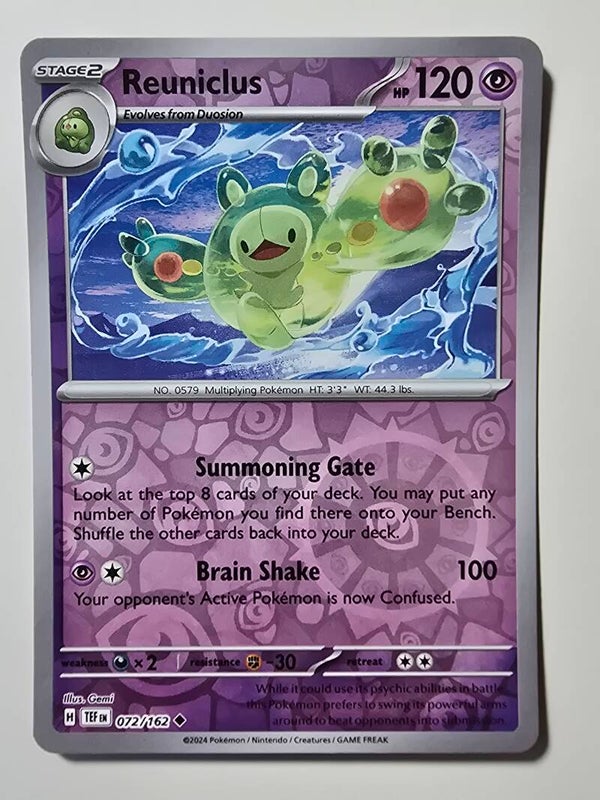 REUNICLUS (TEMPORAL FORCES 072/162) (REVERSE HOLO) (TRADING CARD)