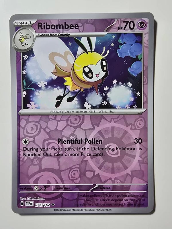 RIBOMBEE (TEMPORAL FORCES 076/162) (REVERSE HOLO) (TRADING CARD)