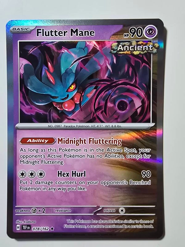 FLUTTER MANE (TEMPORAL FORCES 078/162) (HOLO) (TRADING CARD)