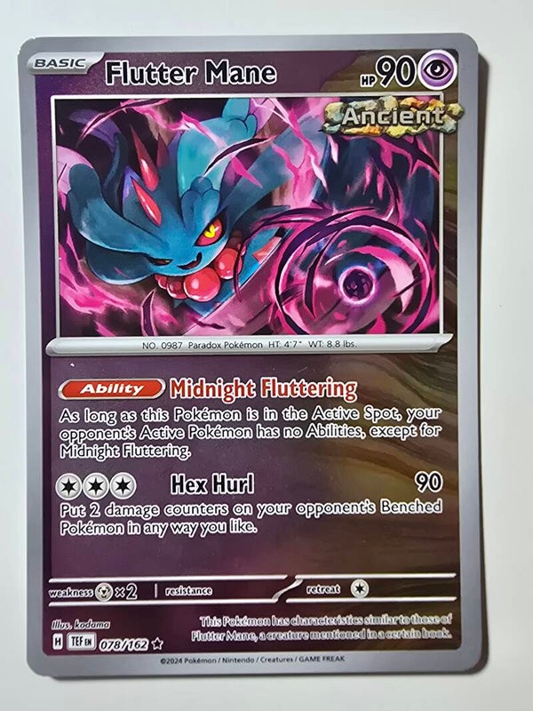 FLUTTER MANE (TEMPORAL FORCES 078/162) (REVERSE HOLO) (TRADING CARD)