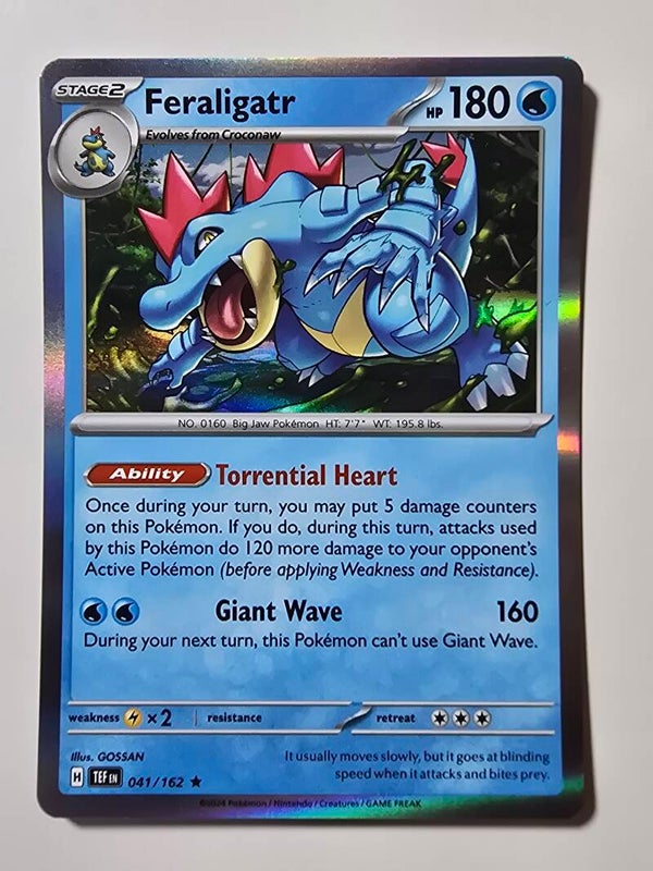 FERALIGATR (TEMPORAL FORCES 041/162) (HOLO) (TRADING CARD)