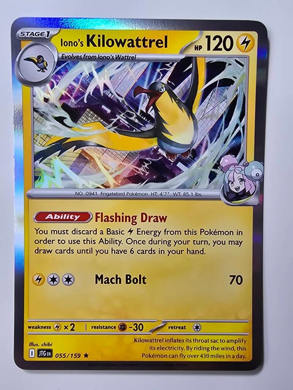 IONO'S KILOWATTREL (JOURNEY TOGETHER 055/159) (HOLO) (TRADING CARD)