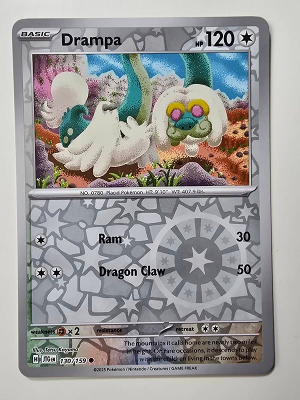 DRAMPA (JOURNEY TOGETHER 130/159) (REVERSE HOLO) (TRADING CARD)
