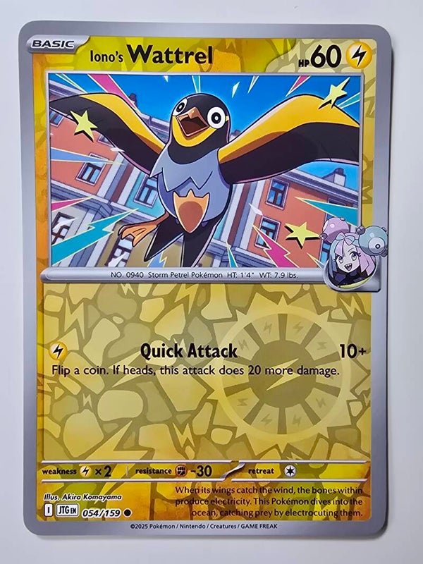 IONO'S WATTREL (JOURNEY TOGETHER 054/159) (REVERSE HOLO) (TRADING CARD)