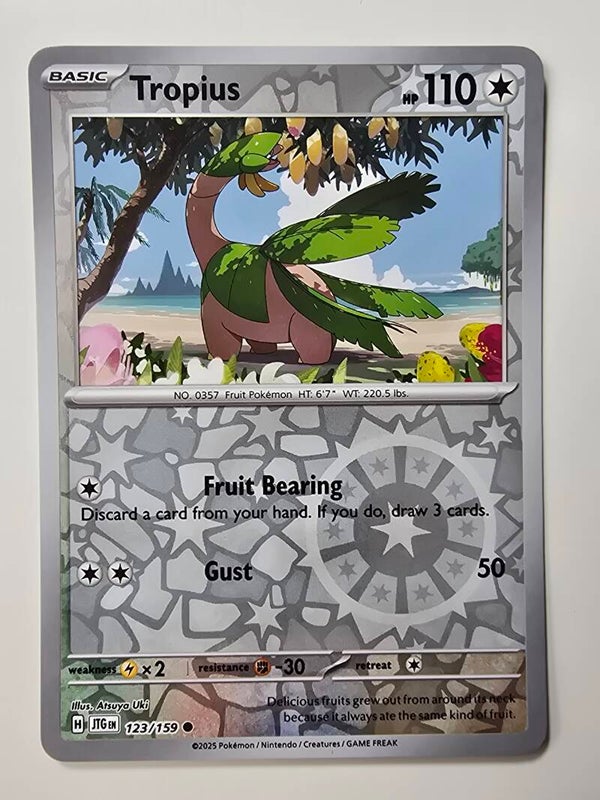 TROPIUS (JOURNEY TOGETHER 123/159) (REVERSE HOLO) (TRADING CARD)