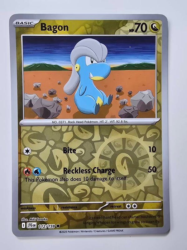 BAGON (JOURNEY TOGETHER 112/159) (REVERSE HOLO) (TRADING CARD)
