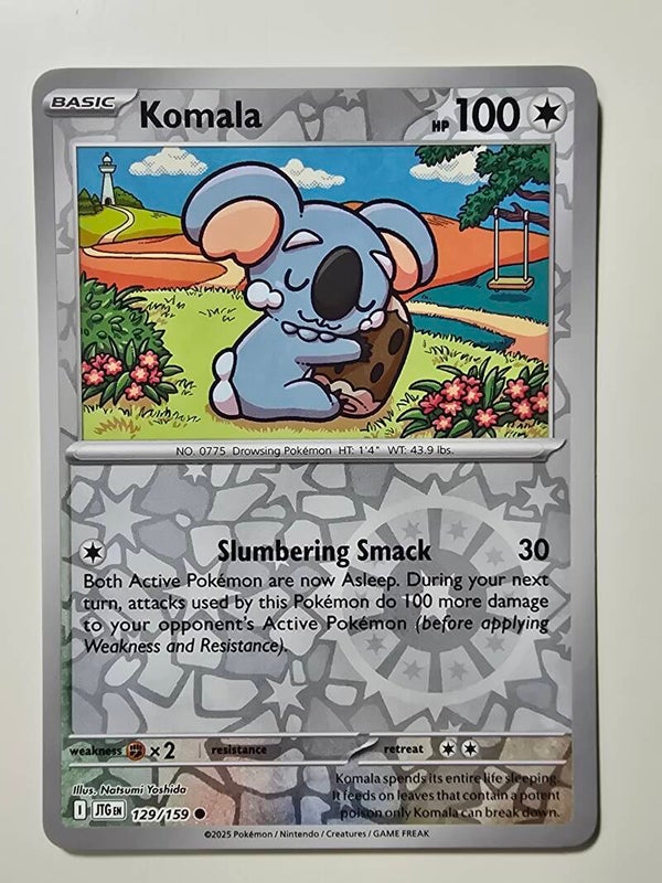 KOMALA (JOURNEY TOGETHER 129/159) (REVERSE HOLO) (TRADING CARD)