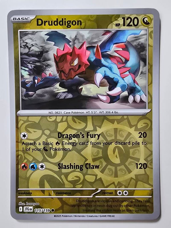 DRUDDIGON (JOURNEY TOGETHER 115/159) (REVERSE HOLO) (TRADING CARD)