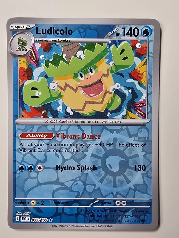 LUDICOLO (JOURNEY TOGETHER 037/159) (REVERSE HOLO) (TRADING CARD)
