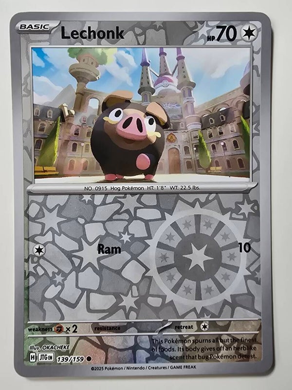 LECHONK (JOURNEY TOGETHER 139/159) (REVERSE HOLO) (TRADING CARD)