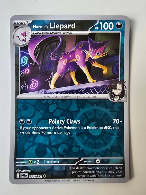 MARNIE'S LIEPARD (DESTINED RIVALS 131/182) (REVERSE HOLO) (TRADING CARD)