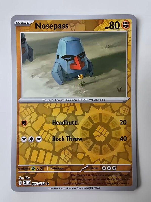 NOSEPASS (DESTINED RIVALS 097/182) (REVERSE HOLO) (TRADING CARD)