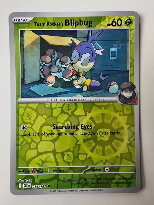 TEAM ROCKET'S BLIPBUG (DESTINED RIVALS 015/182) (REVERSE HOLO) (TRADING CARD)